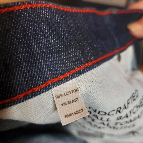 Raleigh Denim Jones W 33 – Cone Mills Denim – Made in USA – Handcrafted by Marie - Picture 10 of 13